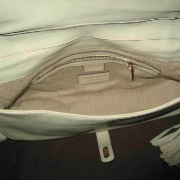 Gucci Handmade Crossbody Ivory Leather Satchel - Picture 4 of 8